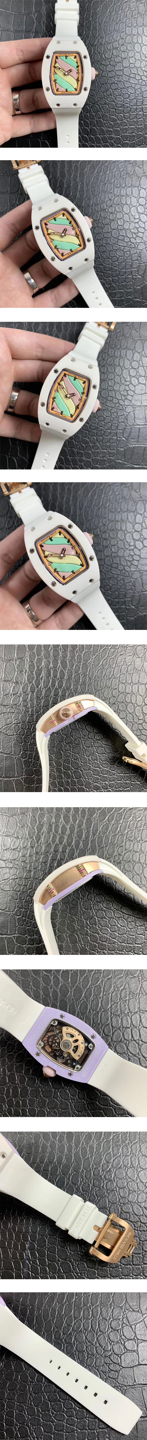 スーパーコピー時計販売店！Richard Mille オートマティック マシュマロ Ref：RM 07-03 ラバーベルト